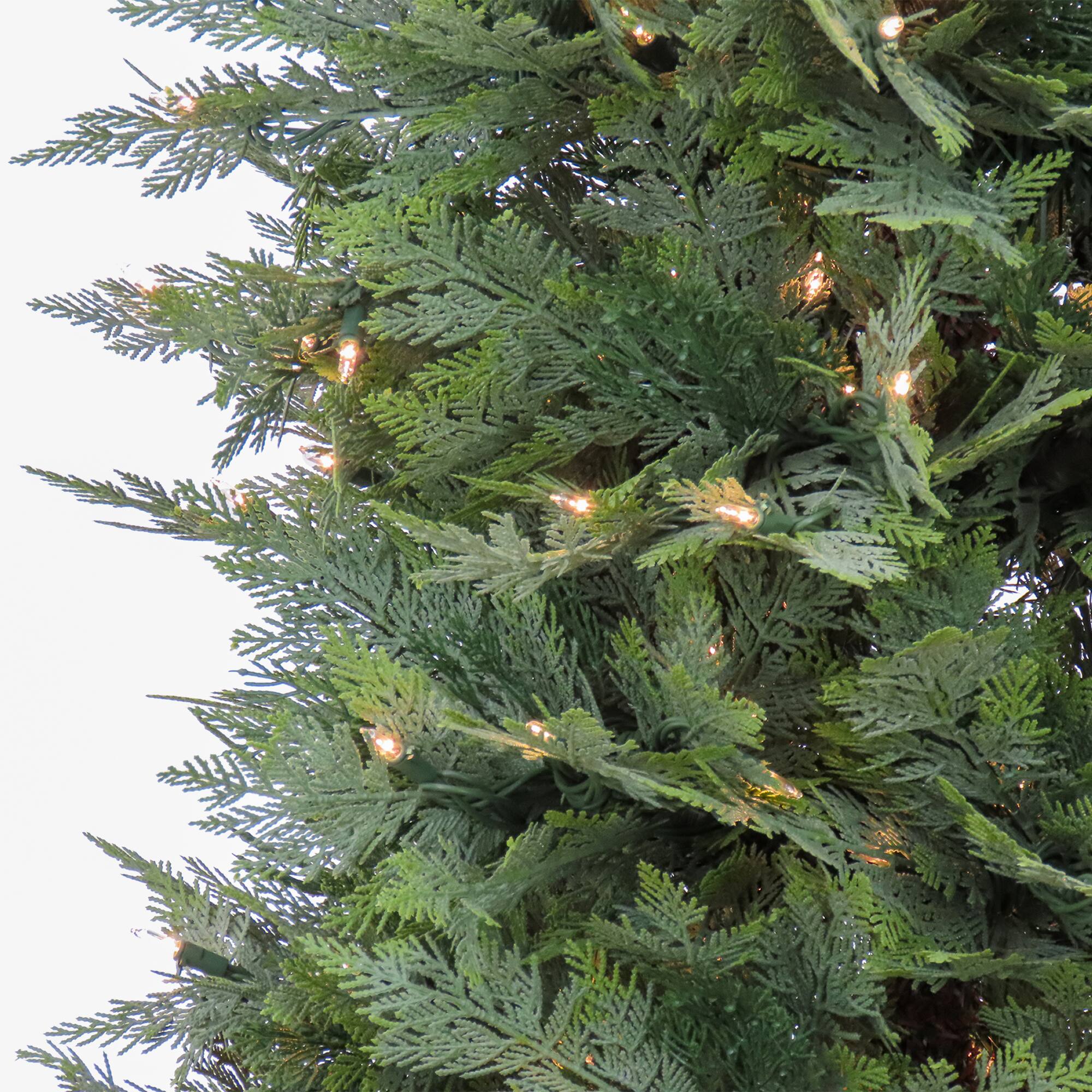 5ft. Pre-Lit Cypress Tree in Nursery Pot